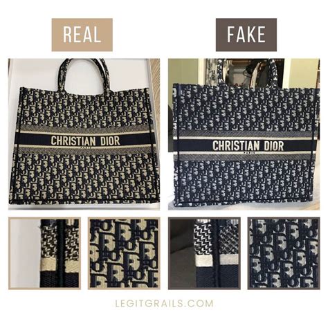 dior book tote fake vs real|dior tote bag authenticity.